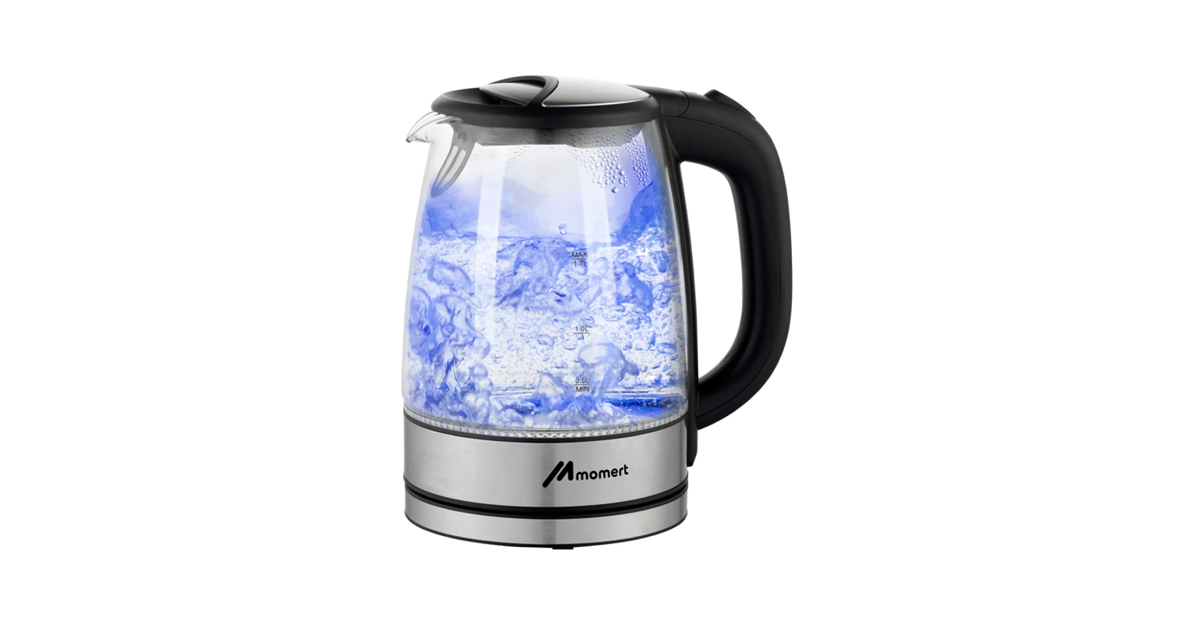 Momert 1856 Vízforraló, üveg, 1.7l